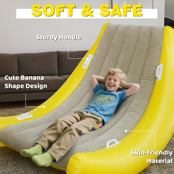 Sensory Rocking Chair for Kids – Inflatable Air Cloud with Crash Pad