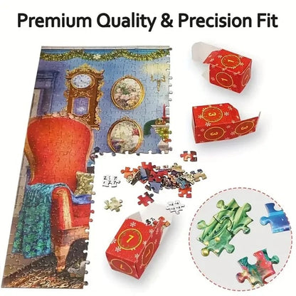Christmas Advent Calendar Jigsaw Puzzle – 1000 Pieces