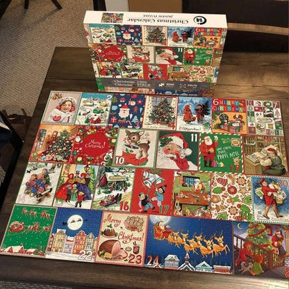 Christmas Advent Calendar Jigsaw Puzzle – 1000 Pieces