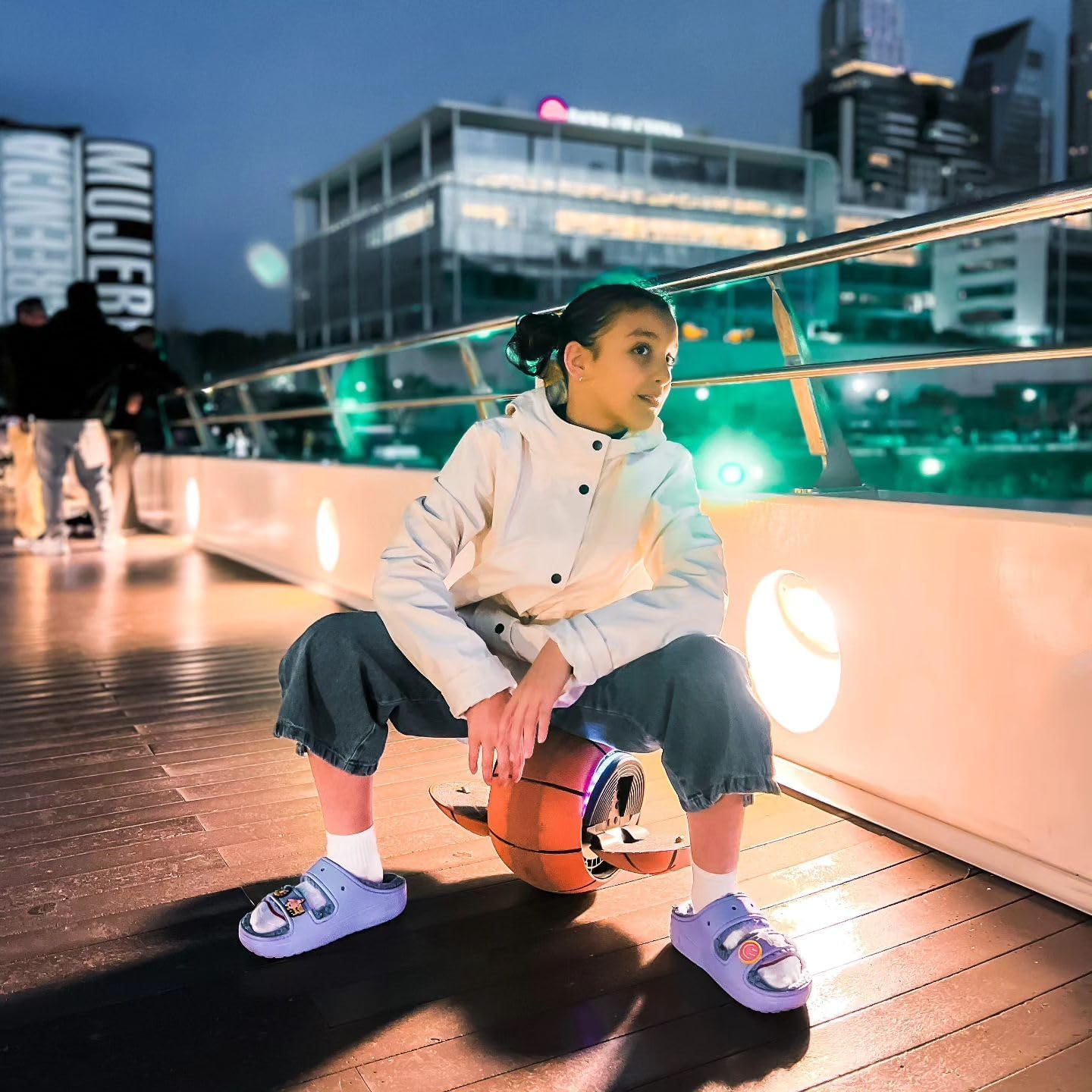 Basketball-Shaped Electric Unicycle