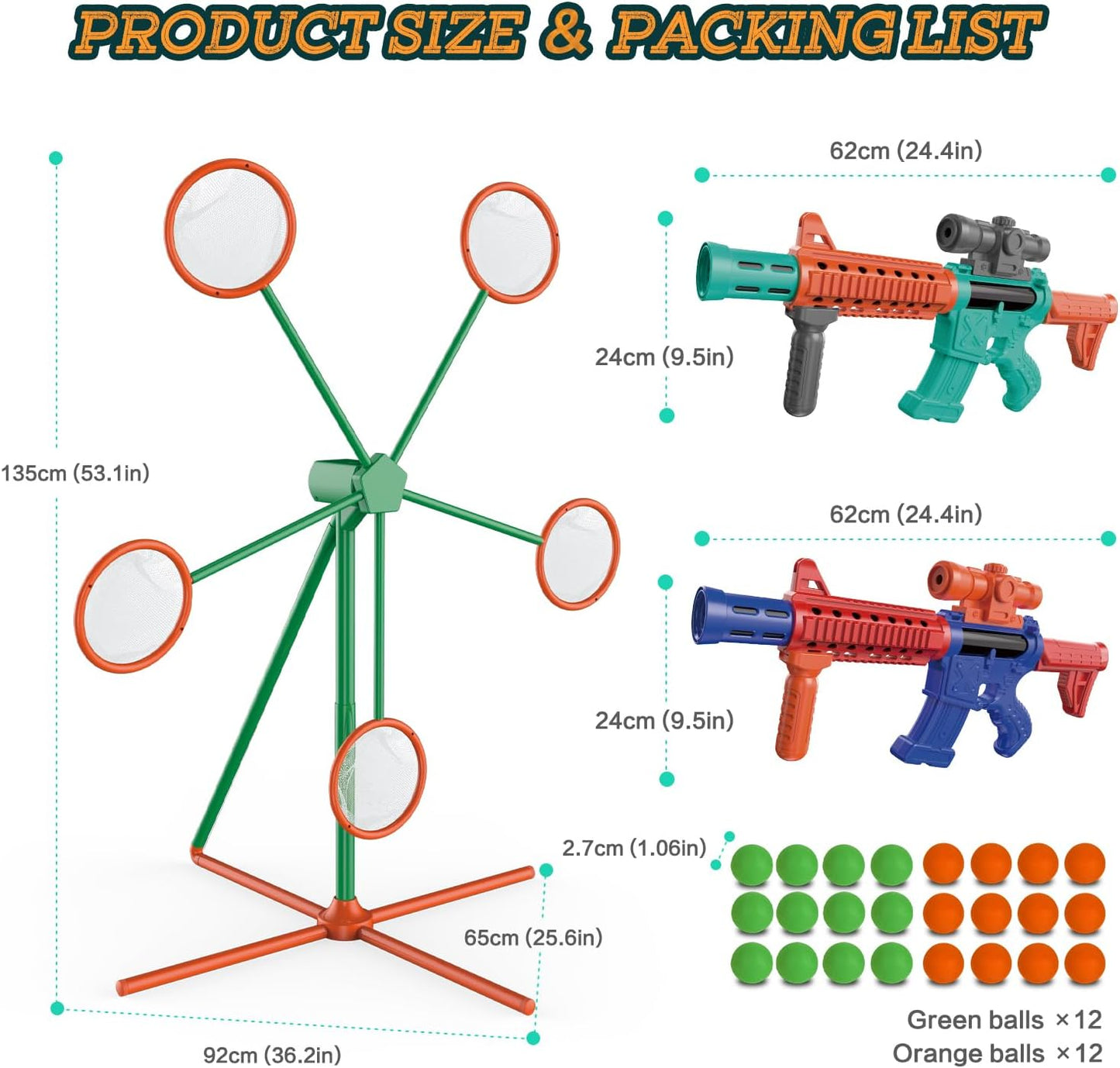 Ultimate Moving Target Shooting Game Set